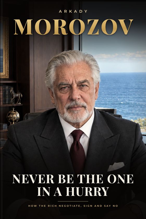The cover of Never Be the One in a Hurry by Arkady Morozov