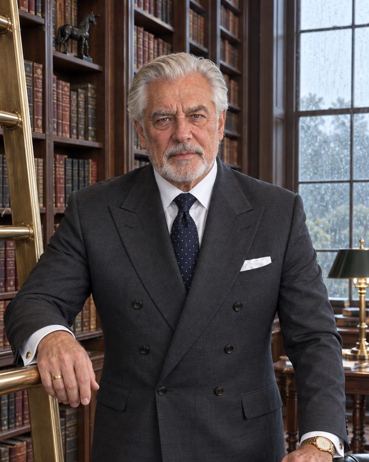 Arkady in his library