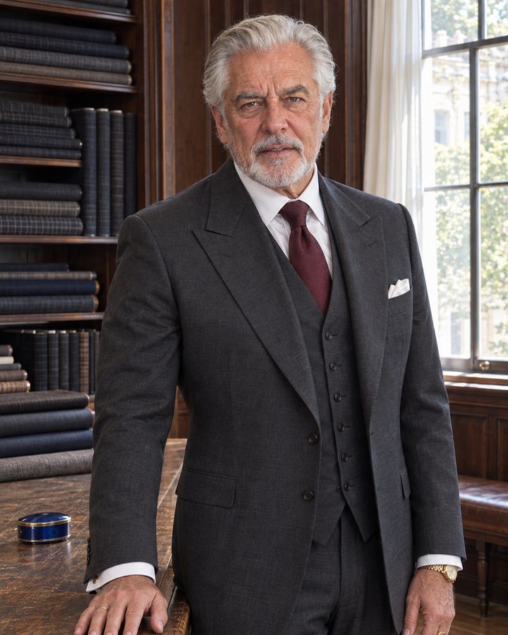 Arkady in his tailor's fitting room